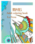 Animals: Adult Coloring Book - Paperback