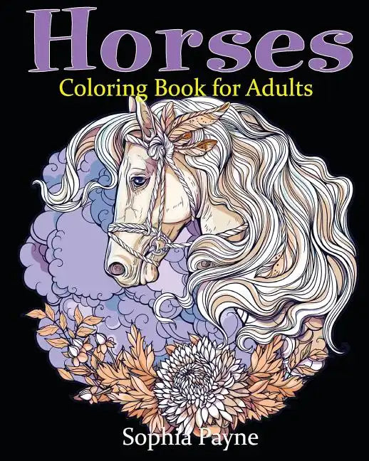 Horses Coloring Book for Adults - Paperback