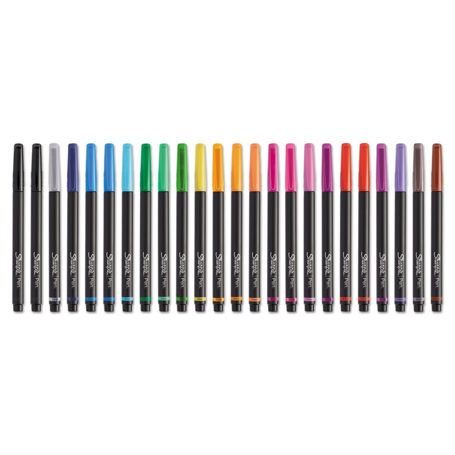 Sharpie Art Pens, Fine Point, Assorted Colors, 24 Count
