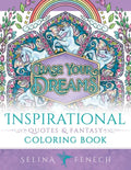 Inspirational Quotes and Fantasy Coloring Book - Paperback