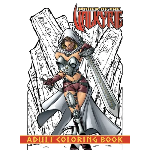 Power of the Valkyrie Adult Coloring Book - Paperback