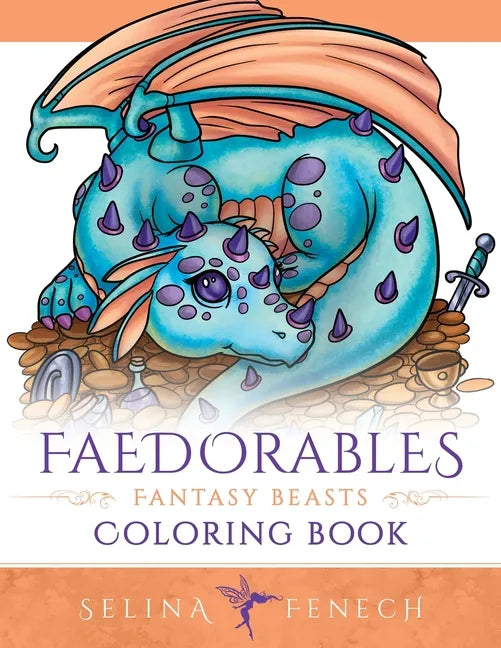 Faedorables Fantasy Beasts Coloring Book - Paperback