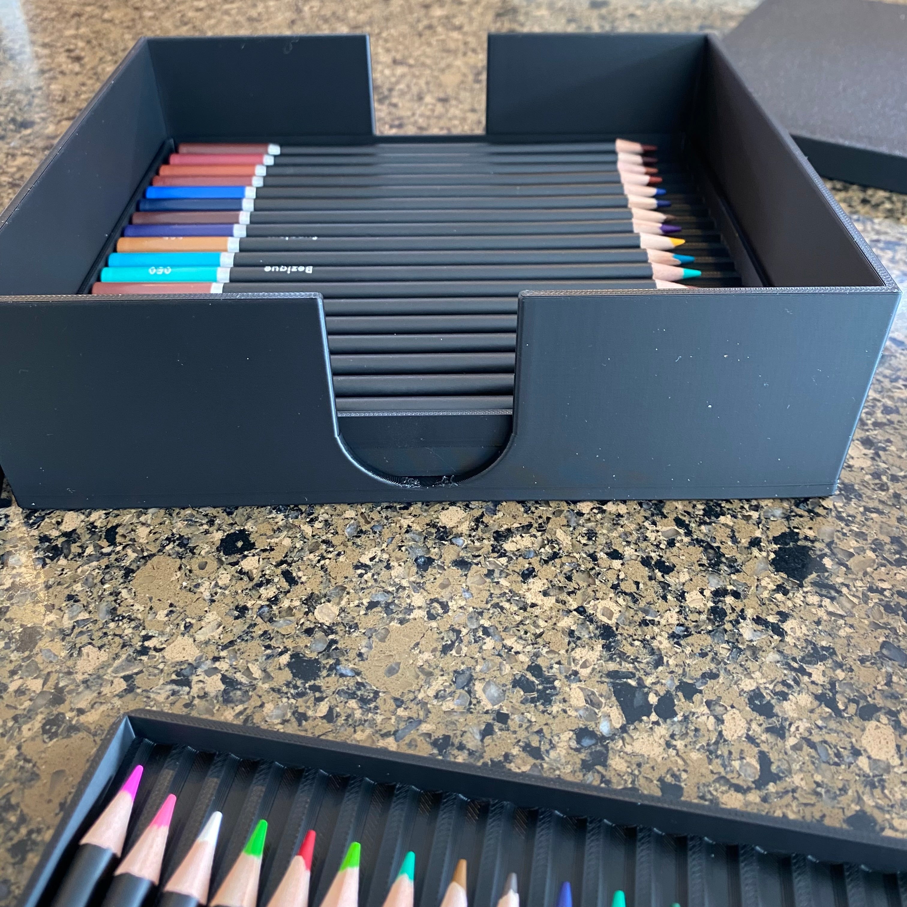 Multiple (5) 18 Colored Pencil Storage Caddy