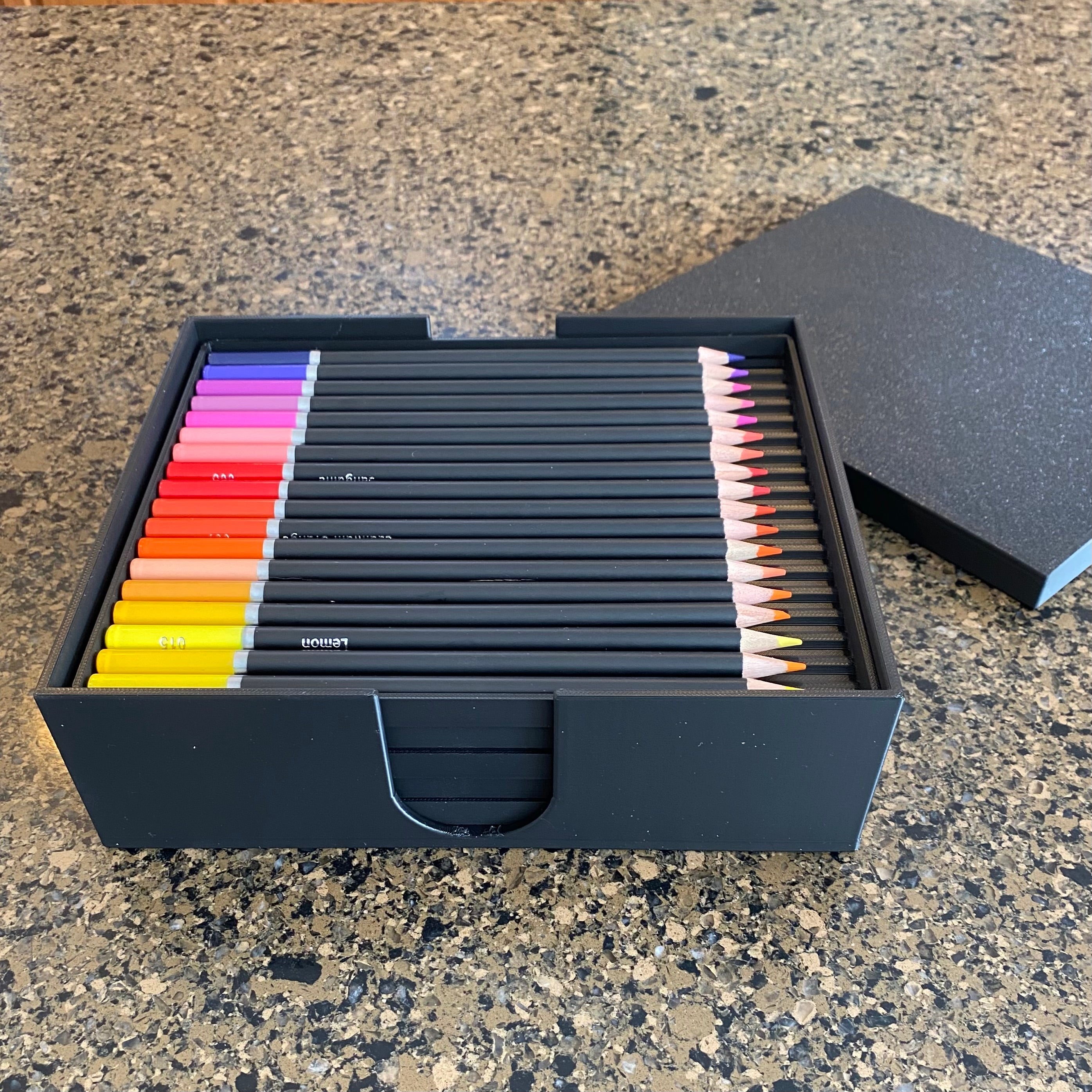 Multiple (5) 18 Colored Pencil Storage Caddy
