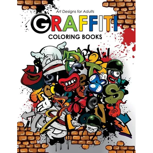 Graffiti Coloring book for Adults - Paperback