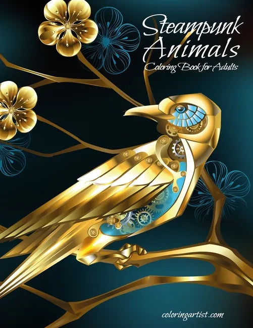 Steampunk Animals Coloring Book for Adults - Paperback