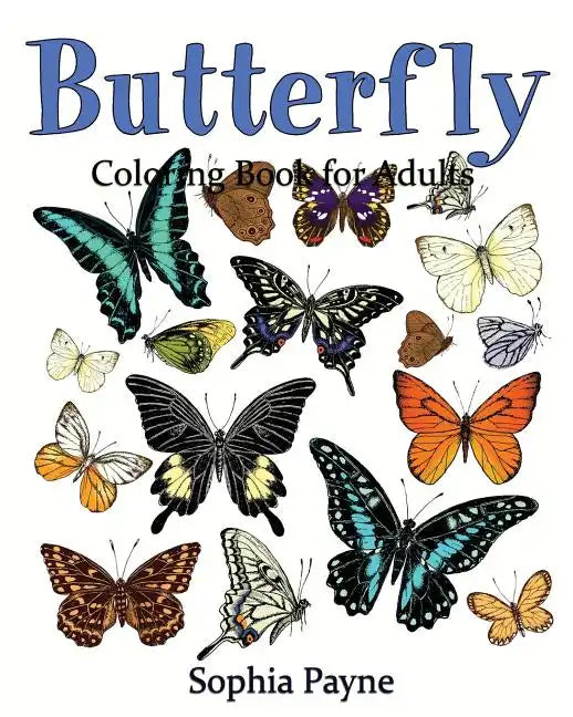Butterfly Coloring Book for Adults - Paperback