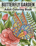 Butterfly Garden: Adult Coloring Book - Paperback