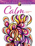Creative Haven Calm Adult Coloring Book by Miryam Adatto Paperback